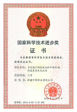 国家科技进步二等奖